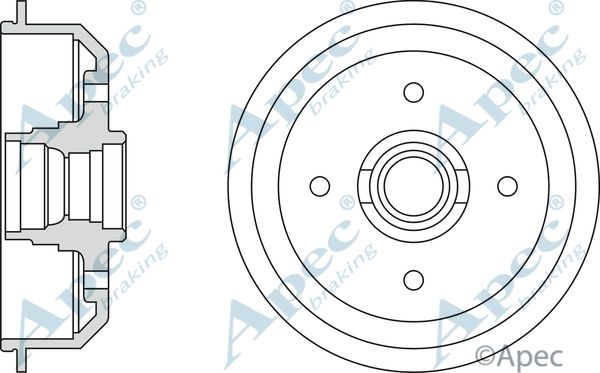 APEC BRAKING Тормозной барабан DRM9110